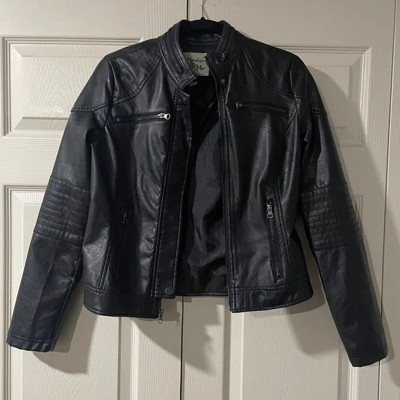 Jackets Coats Marilyn Me Faux Leather Jacket Poshmark
